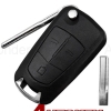 for opel 3button flip key with hu43 blade
