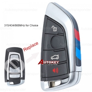 Remote Key Fob 315/433/868MHz for BMW 1 2 3 4 5 6 7 Series X1 X3 F Chassis CAS4+ FEM 2011-2017