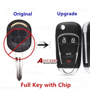 Modified flip remote key 