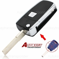 Remote Key Shell Case Fob Car Key Cover Conversion Folding Type Kit Fits For Fiat Punto Bravo Doblo