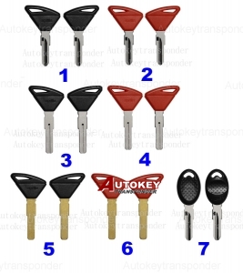 Motor car key Transponder key for Apulia motorcycle