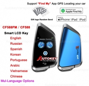 CF588 Modified Universal LCD Smart Remote Key Find My For BMW Ford Benz Audi Toyota Honda Cadillac Hyundai VW Comfortable Entry