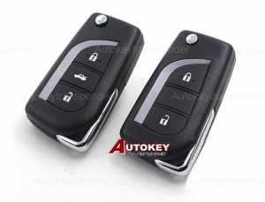 A03TAA Flip Remote Key For Citroen C1 Peugeot 108