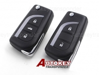 A03TAA Flip Remote Key For Citroen C1 Peugeot 108