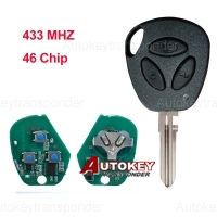 Lada Priora Granta Vesta X-Ray XRay Sedan Sport Kalina 3 Buttons Remote Car Key With 433 MHZ 46 Chip