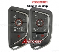 (433MHz) YG0G20TB1 Keyless Smart Key For Chevrolet Corvette C8 2020-2022