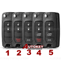 Remote Car Key Cover Flip Key For Jeep Renegade Compass Patriot Liberty 2016 Interior Accessories