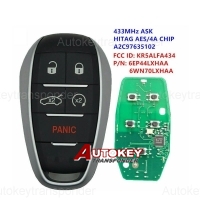 (433Mhz) KR5ALFA434 Keyless Smart Key For Alfa Romeo Giulia Stelvio