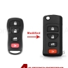 For Nissan flip Remote Key  