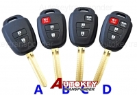 For New toyota Camry Remote Key