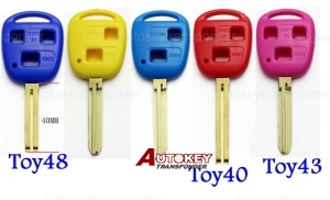For Colorful Toyota Remote key shell