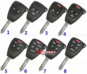Chrysler Remote key Fob for Chrysler/Dodge/Jeep
