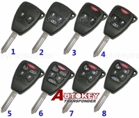 Chrysler Remote key Fob for Chrysler/Dodge/Jeep