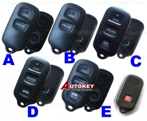 For  Toyota Camry remote case 2/3/4button