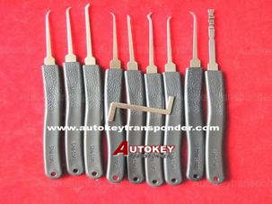 9 Sets Kabbah Locks Plastic Handle Tools