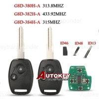 G8D-380H/382H/384H-A Remote Smart Car Key For Honda CRV Accord Odyssey Jazz 