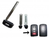 Chrysler remote key shell 6button
