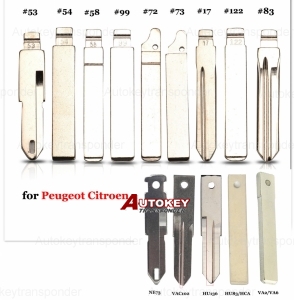 for peugeot /citroen key blade
