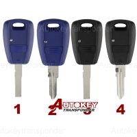 1 Button Key Housing For Fiat Punto Bravo Doblo Palio Albea Blue Black Remote Car Key Shell Cover Case SIP22/GT15R Blade