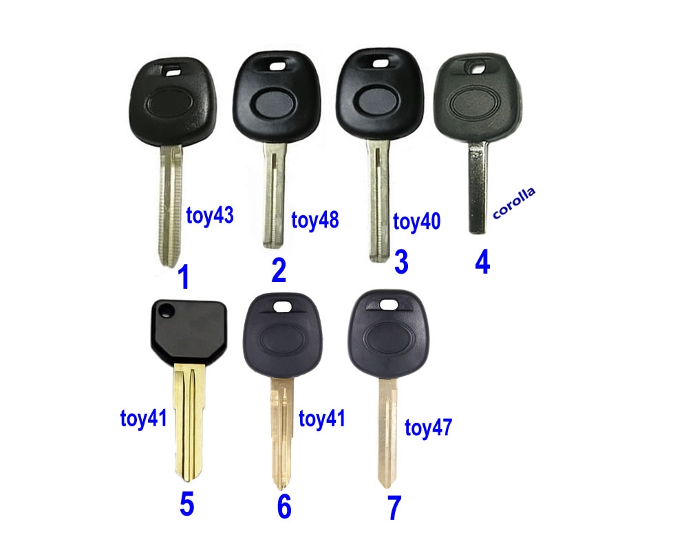 thumbnail image 2 of 2 Toyota H Chip Transponder Key With Remote Fob For Sienna 2014-2017 – VLS 6B A Style 2 of 3
